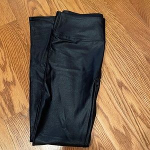 High Waisted Faux Leather Leggings